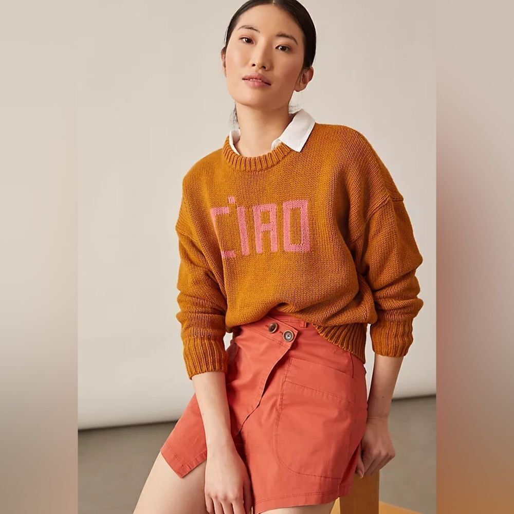 Clare V Ciao Pullover Sweater NWT